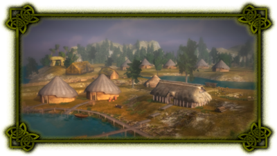 Bild keltische Siedlung