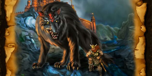 Fenrir - der riesige Wolf auf Asgard