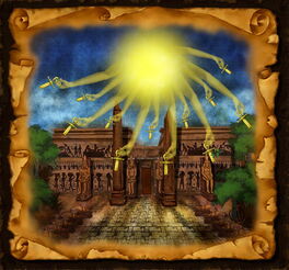 Aton der ägyptische Sonnengott des Echnaton
